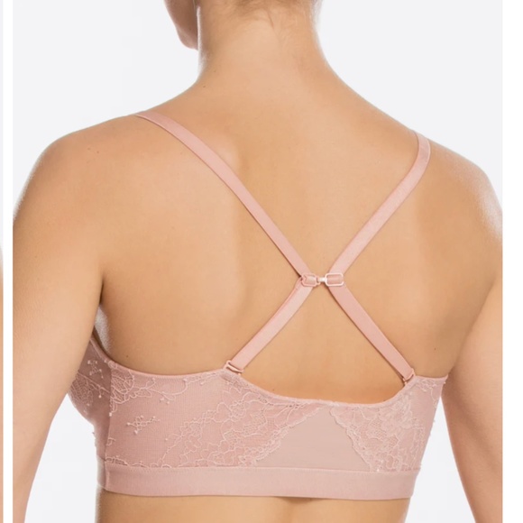 Spanx Spotlight on Lace Bralette XS 10124R in Vintage Rose Limited edition NWT - Picture 3 of 16